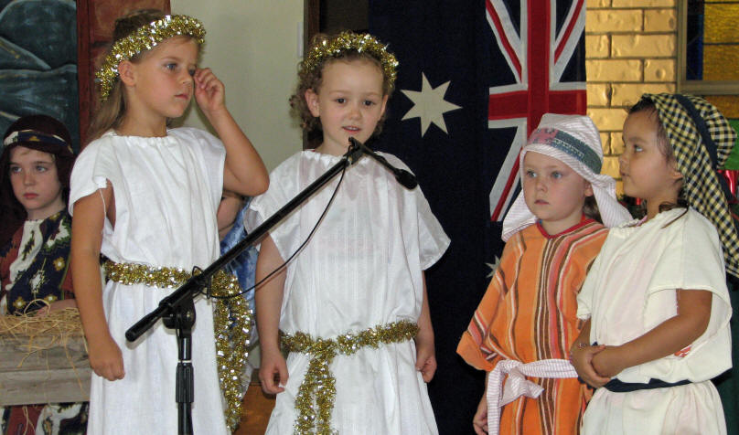 Children in last year's Christmas service